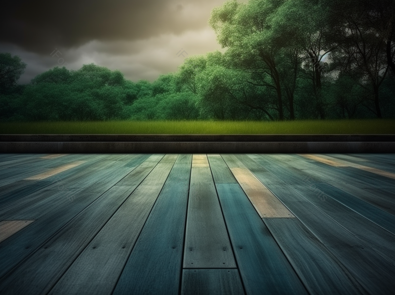 自然木地板和草地春天背景图,高清,摄影图,摄影图片,图片大全,摄影图免费下载